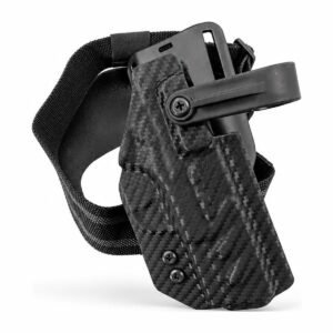 נרתיק LOW RIDE OWB מקיידקס קרבון עם נעילת LVL 2 – B-GUN