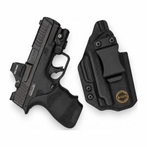 נרתיק Classic IWB מקיידקס שחור ליד אקדח – B-GUN